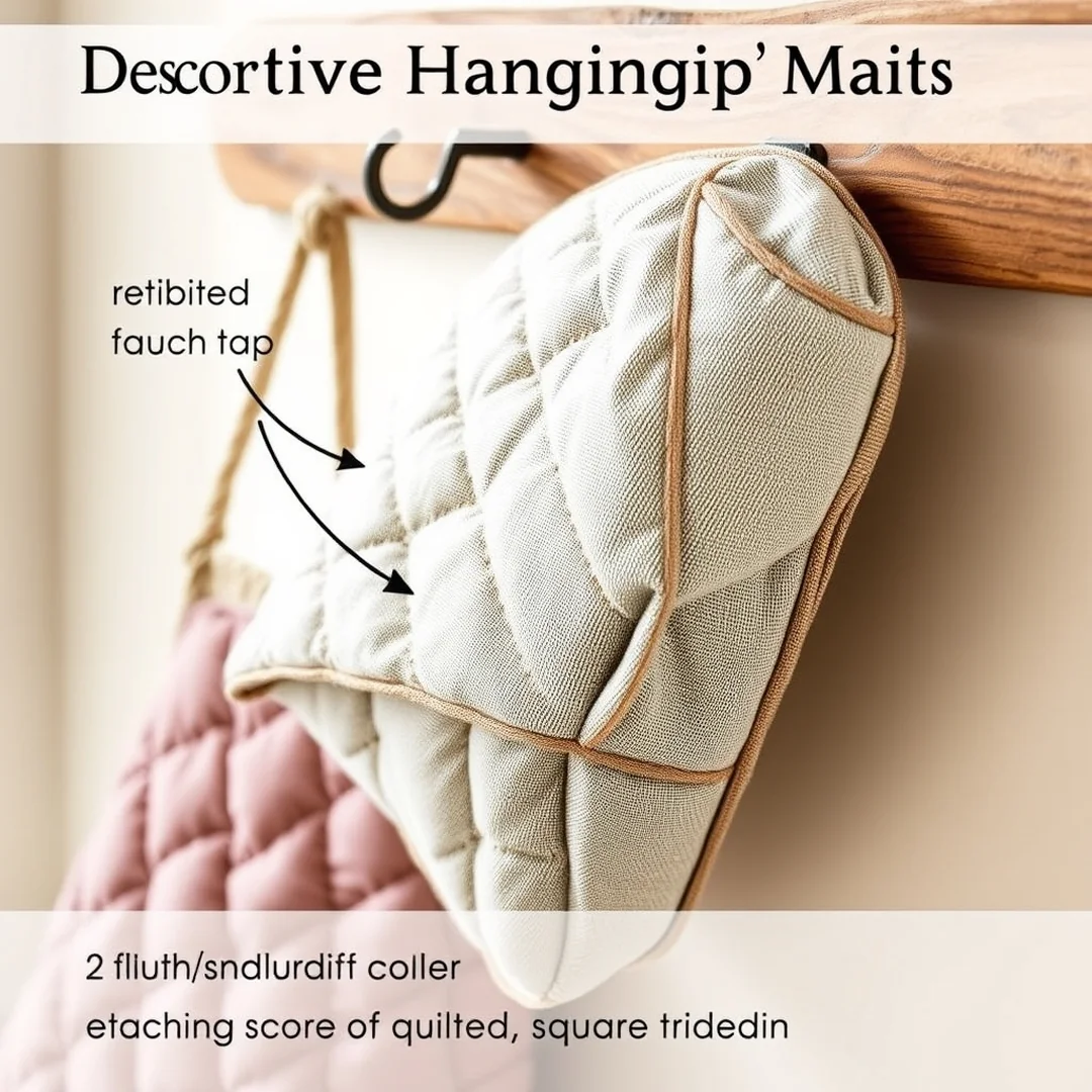 Decorative Hanging Loop Mats - 18 Sewing Hot Pad Ideas That Are Easy and Sellable
