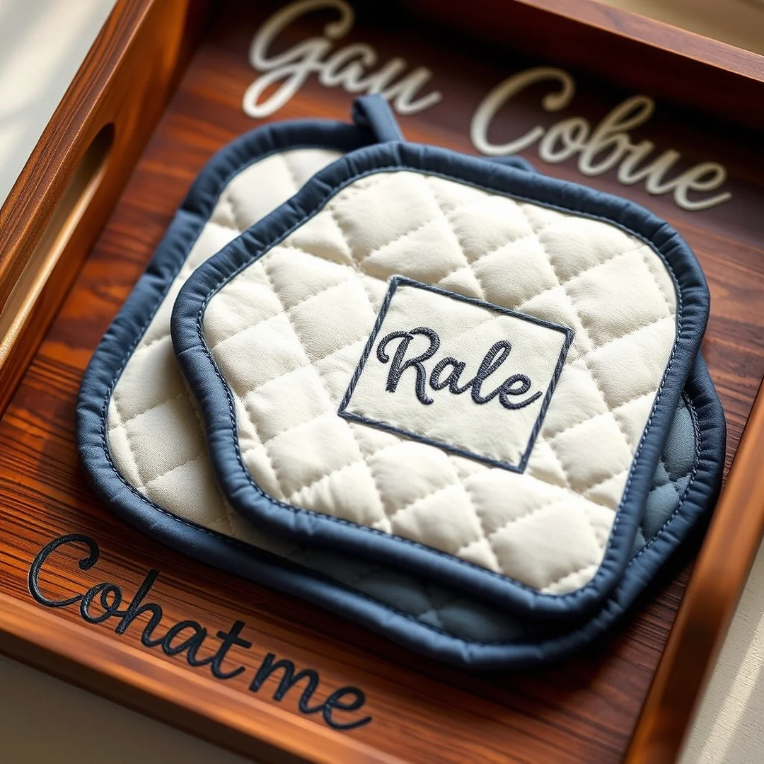 Embroidered Gift Hot Pads - 18 Sewing Hot Pad Ideas That Are Easy and Sellable