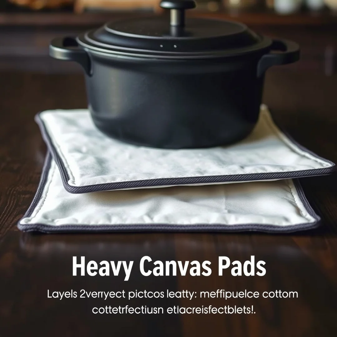 Heavy Canvas Pads - 18 Sewing Hot Pad Ideas That Are Easy and Sellable