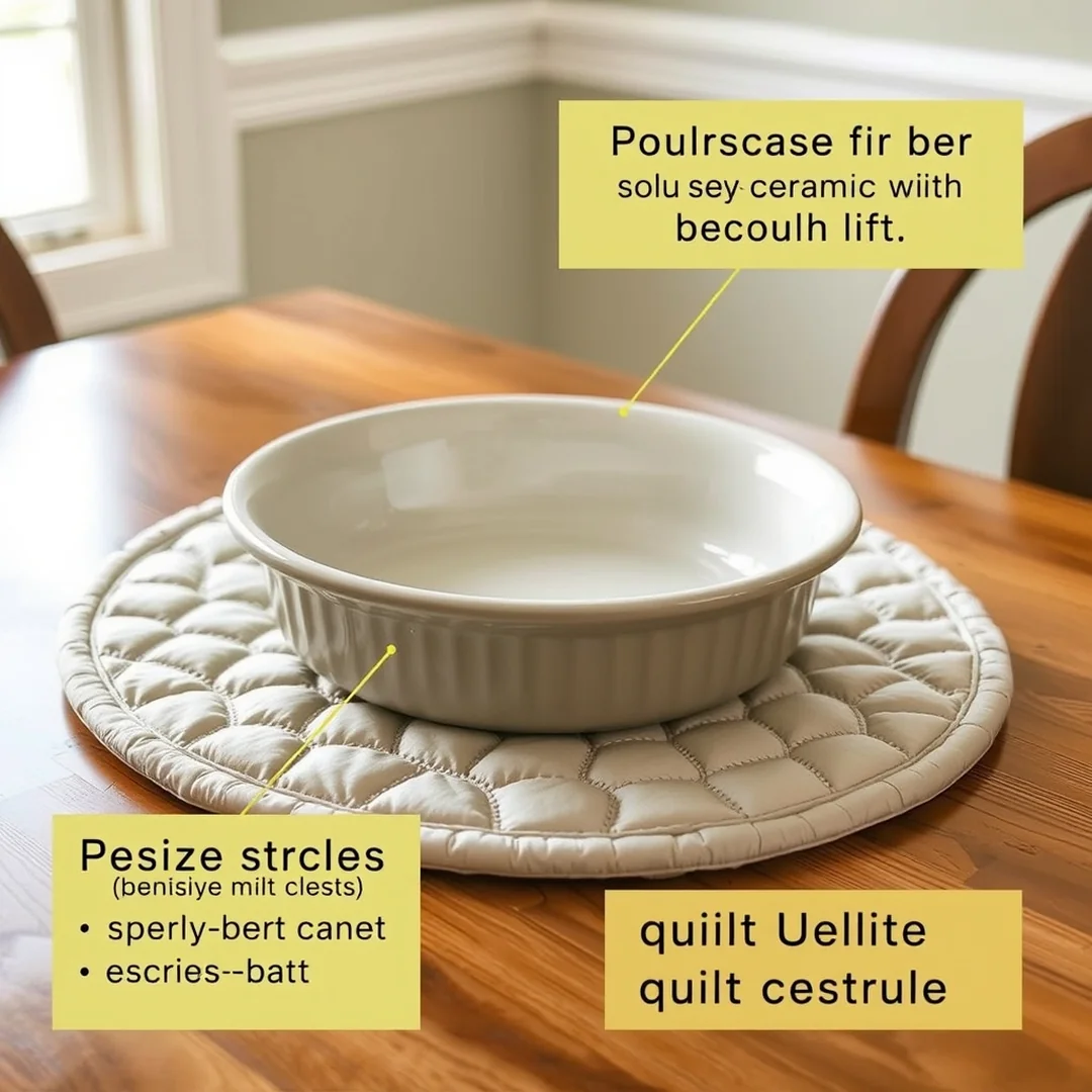 Quilted Round Pads - 18 Sewing Hot Pad Ideas That Are Easy and Sellable