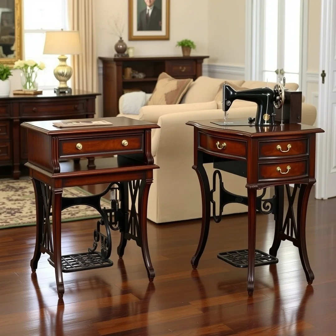 Flip Top Sewing Desks - 18 Sewing Machine Cabinet Ideas to Hide Clutter Smartly