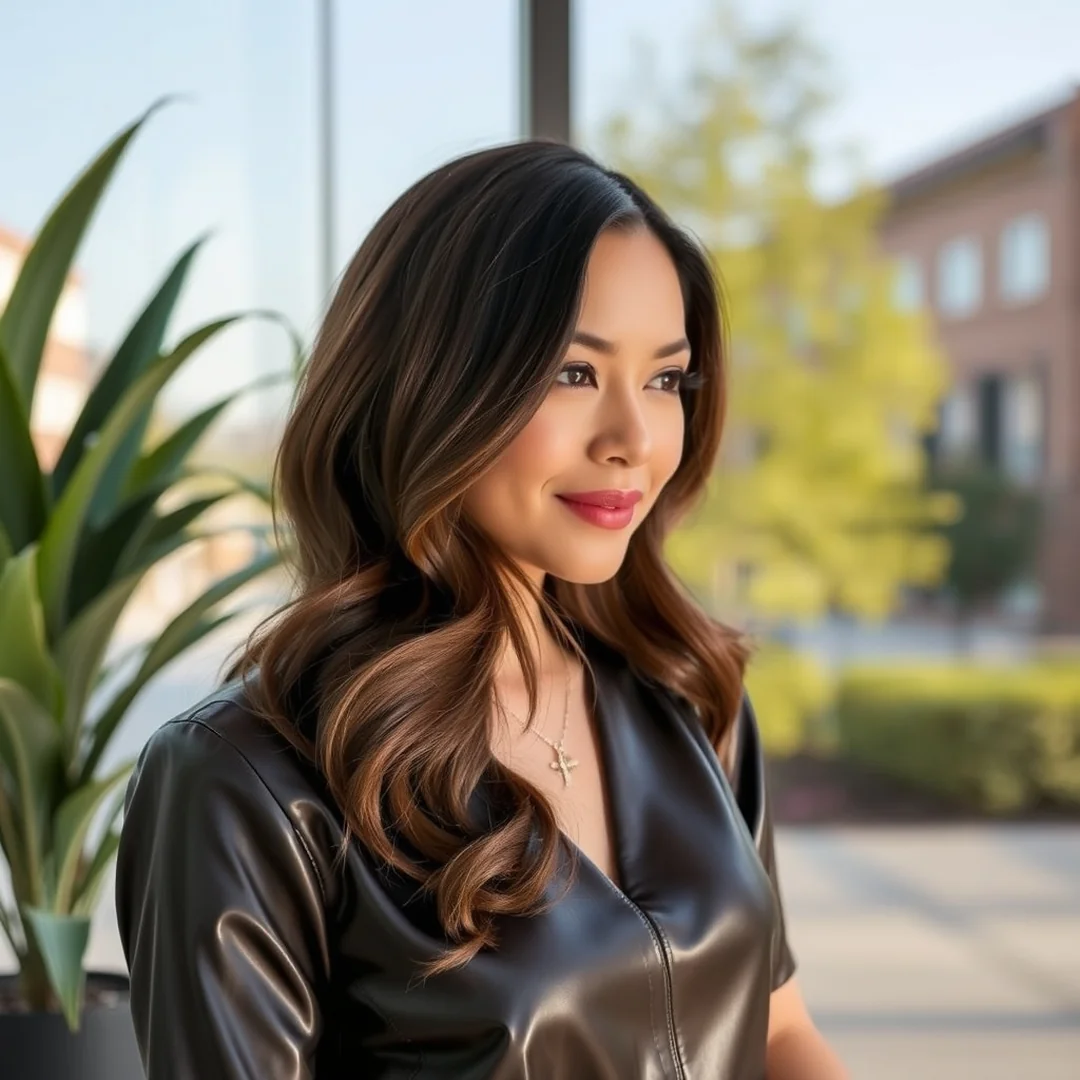 Polished Lob Style - 18 Sleek Straight Long Bob Bangs Polished Style Ideas Now