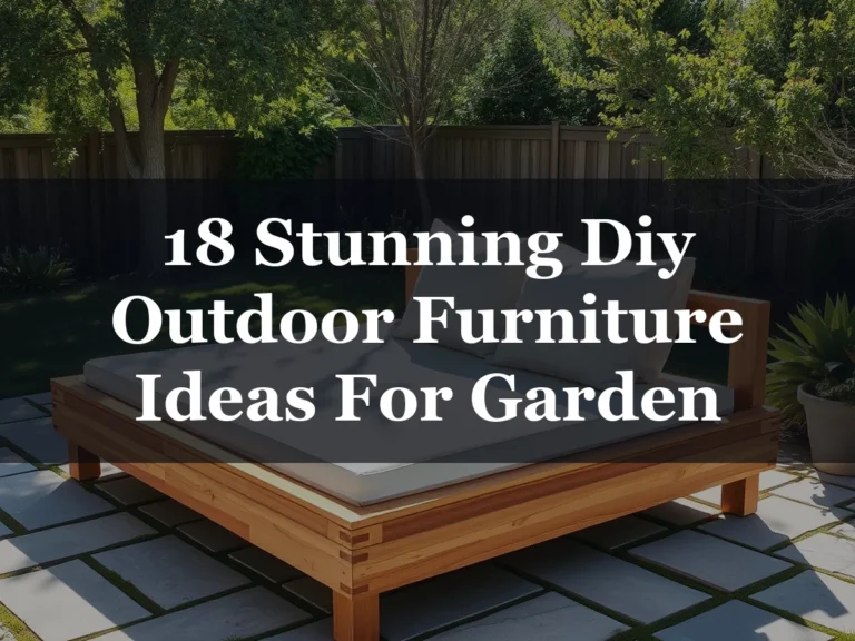 18 Stunning Diy Outdoor Furniture Ideas For Garden - 18 Stunning DIY Outdoor Furniture Ideas for Garden
