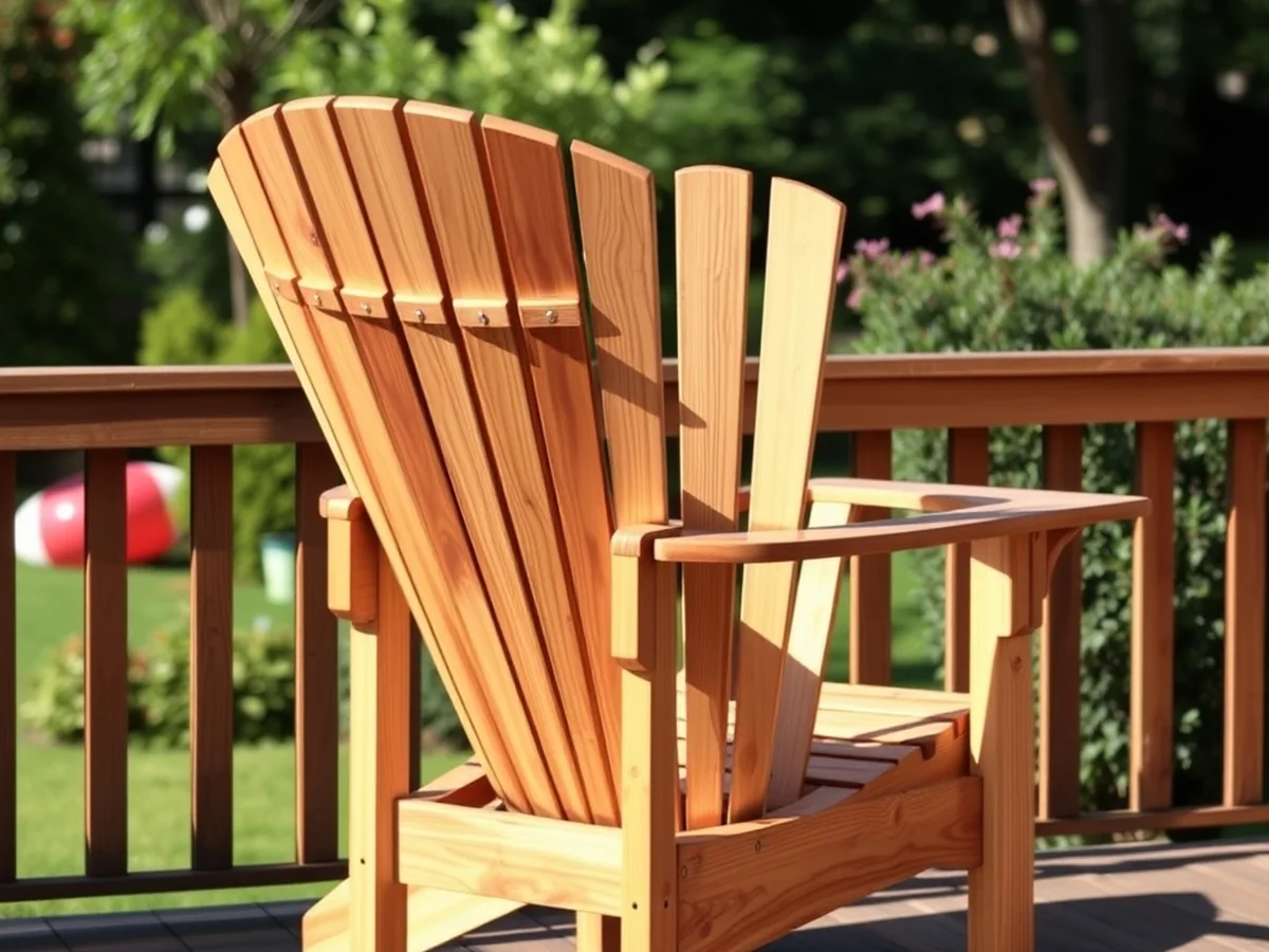 Classic Adirondack Chair - 18 Stunning DIY Outdoor Furniture Ideas for Garden