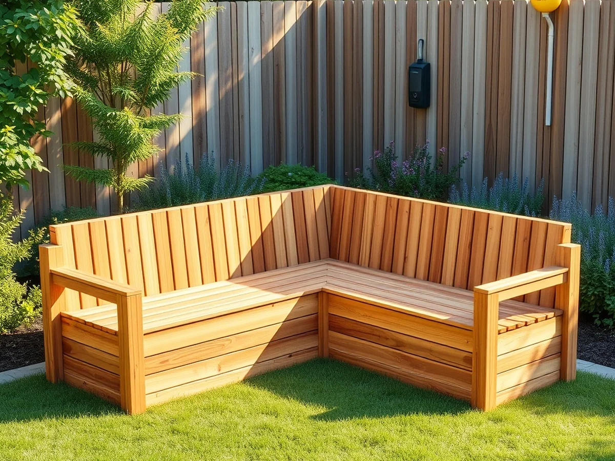 Corner Seating Set - 18 Stunning DIY Outdoor Furniture Ideas for Garden