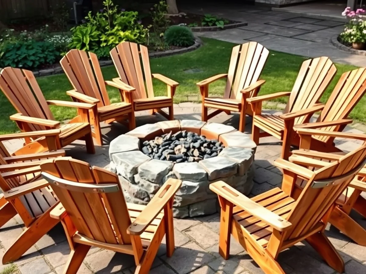Fire Pit Chairs - 18 Stunning DIY Outdoor Furniture Ideas for Garden