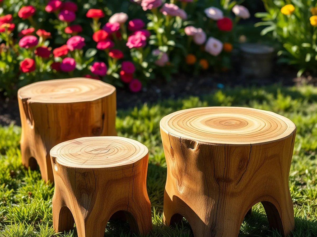 Garden Stool Designs - 18 Stunning DIY Outdoor Furniture Ideas for Garden