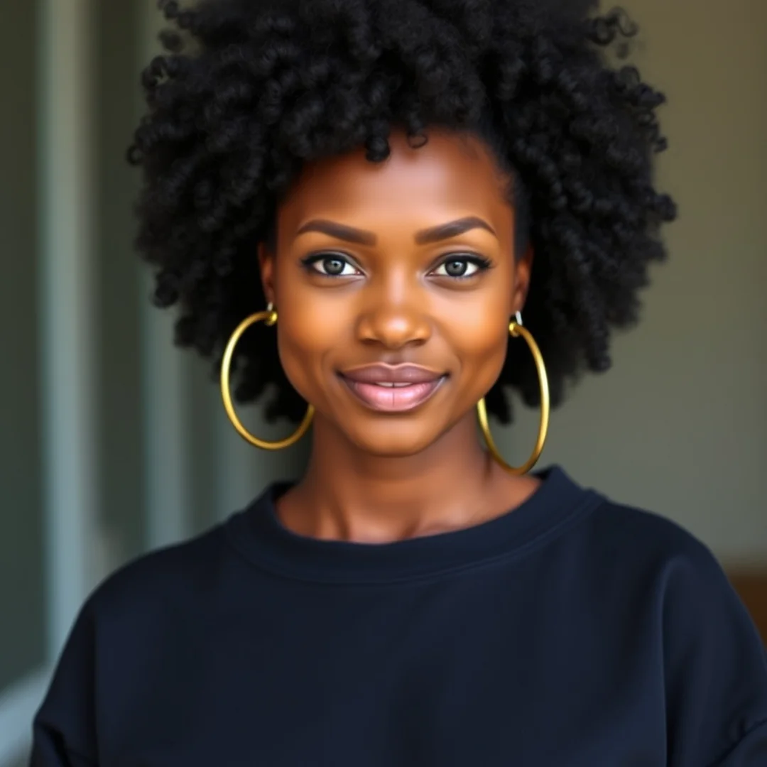 Iconic Hoop Earrings - 19 Baggy Early 2000s Outfits Black Women Street Style