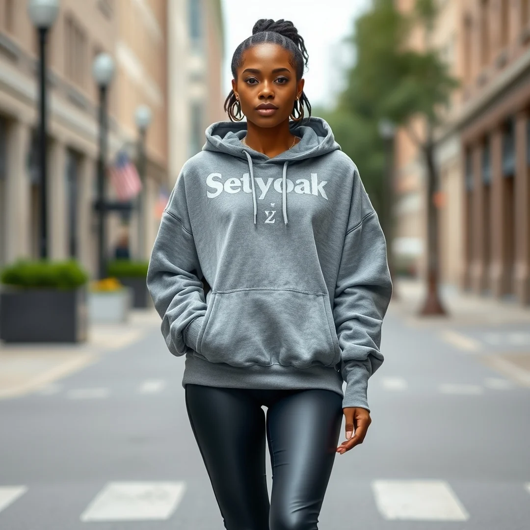 Oversized Graphic Hoodies - 19 Baggy Early 2000s Outfits Black Women Street Style