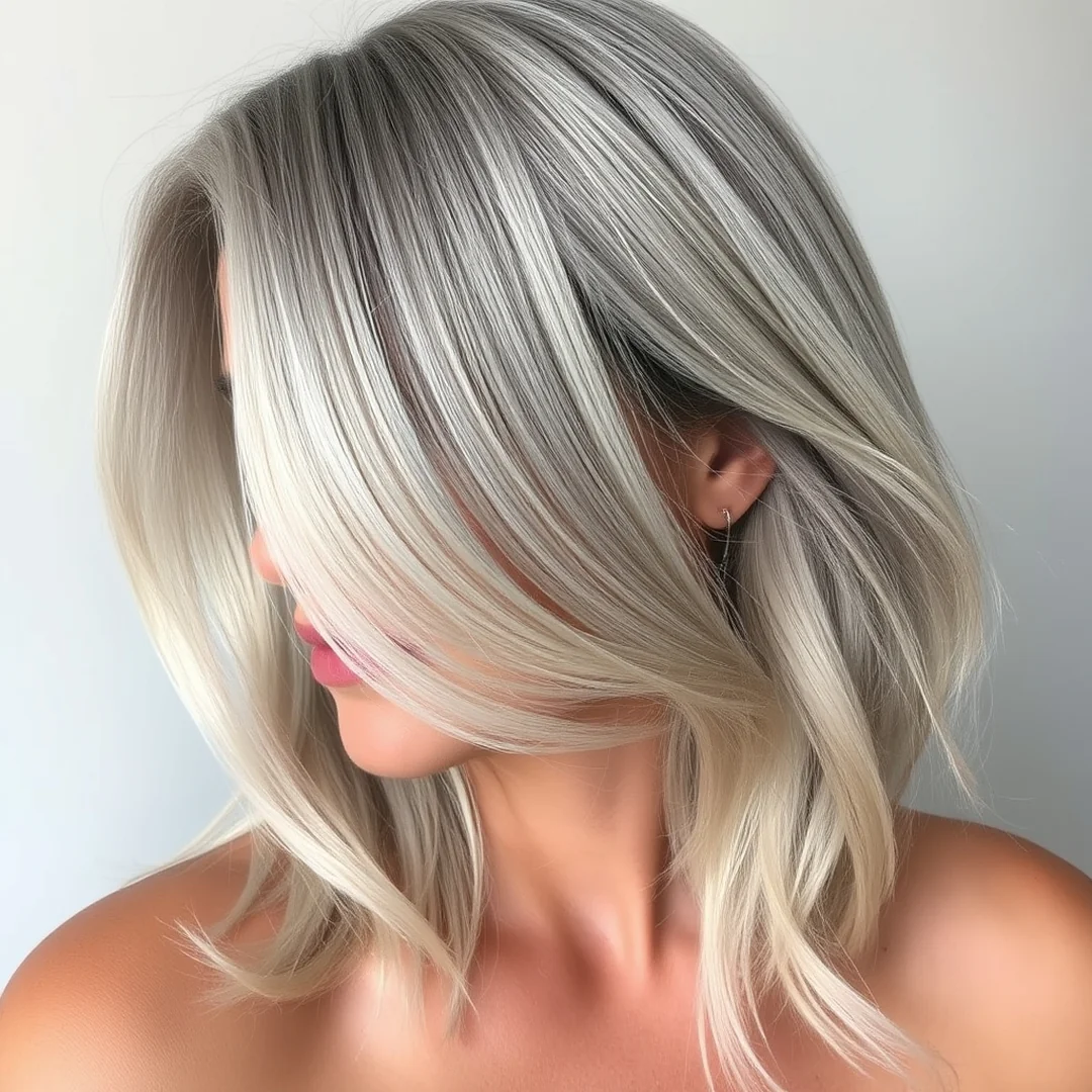 Natural Grey Blending - 19 Blonde Hair Colors Low Maintenance No Touch Up Needed