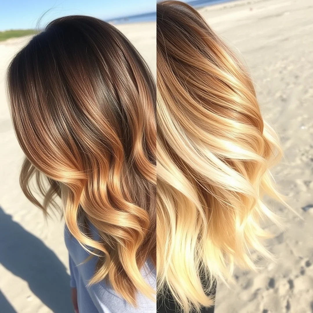 Sun Kissed Ombre - 19 Blonde Hair Colors Low Maintenance No Touch Up Needed