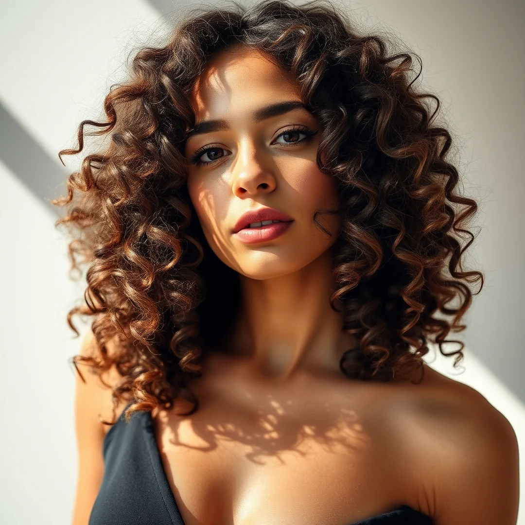 Defining Curly Brown Hair - 19 Defined Curly Brown Hair Highlights Texture Boost Look