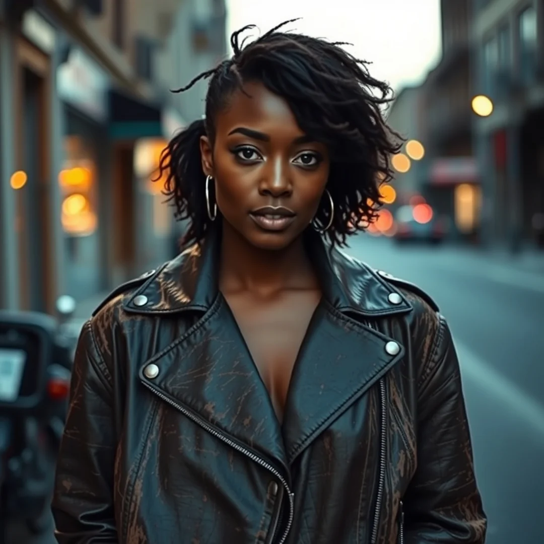 Leather Jacket Layers - 19 Late 90s 2000s Aesthetic Outfits Black Women Chic