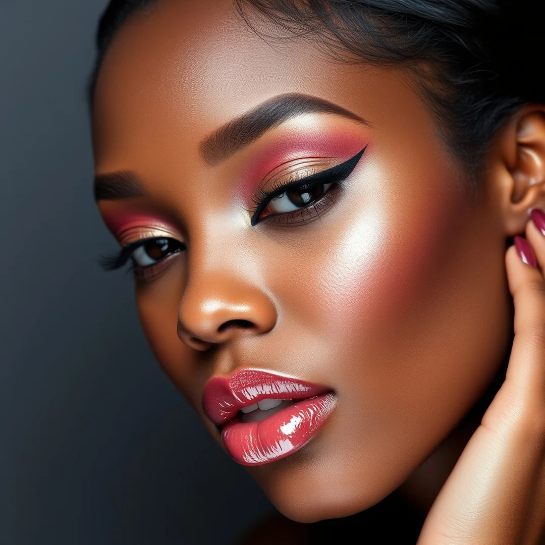 Retro Glam Makeup Looks - 19 Late 90s 2000s Aesthetic Outfits Black Women Chic