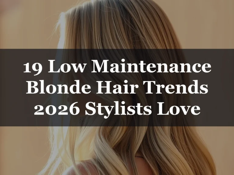 19 Low Maintenance Blonde Hair Trends 2026 Stylists Love - 19 Low Maintenance Blonde Hair Trends 2026 Stylists Love