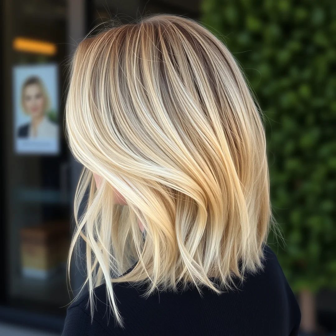 Golden Blonde Foilyage - 19 Low Maintenance Blonde Hair Trends 2026 Stylists Love