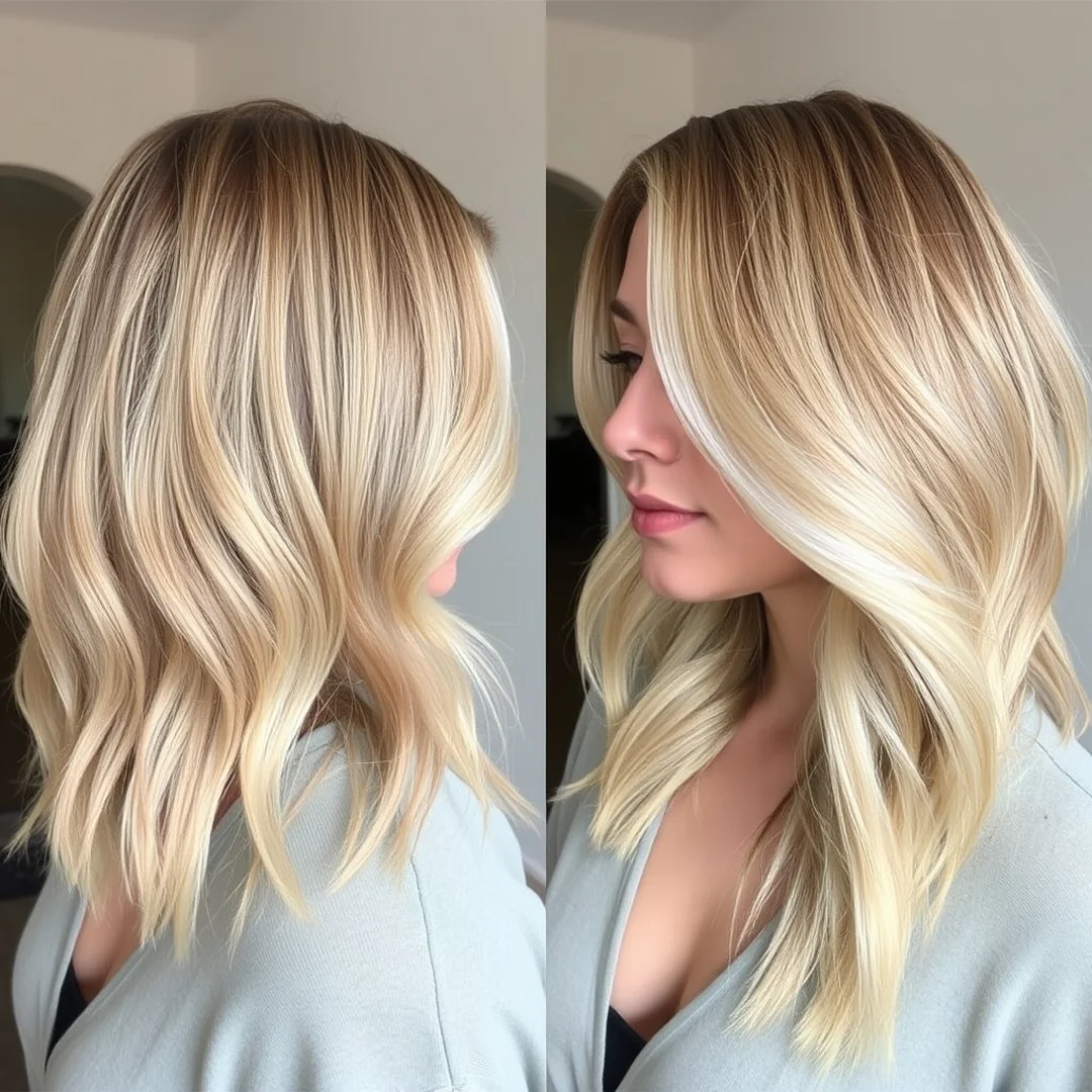 Natural Base Matching - 19 Low Maintenance Blonde Highlights Bright Easy Look Now