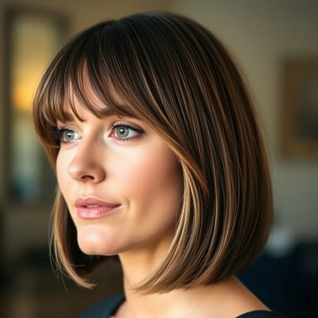 Curtain Bang Lob - 19 Soft Shaggy Lob Haircuts With Bangs Effortless Cool