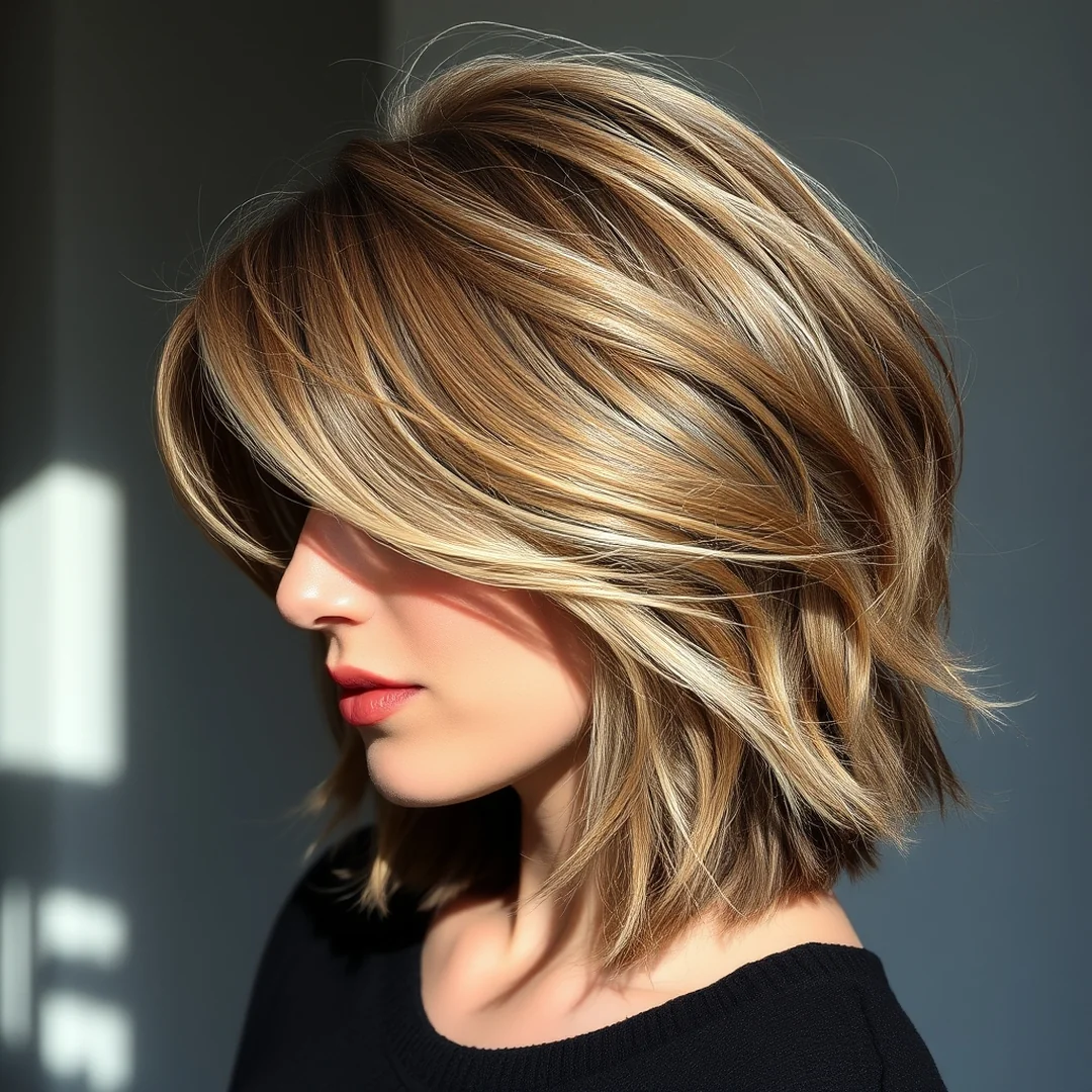 Fine Hair Shag - 19 Soft Shaggy Lob Haircuts With Bangs Effortless Cool
