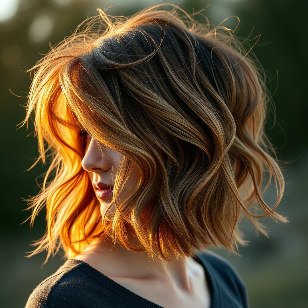 Tousled Wave Shag - 19 Soft Shaggy Lob Haircuts With Bangs Effortless Cool