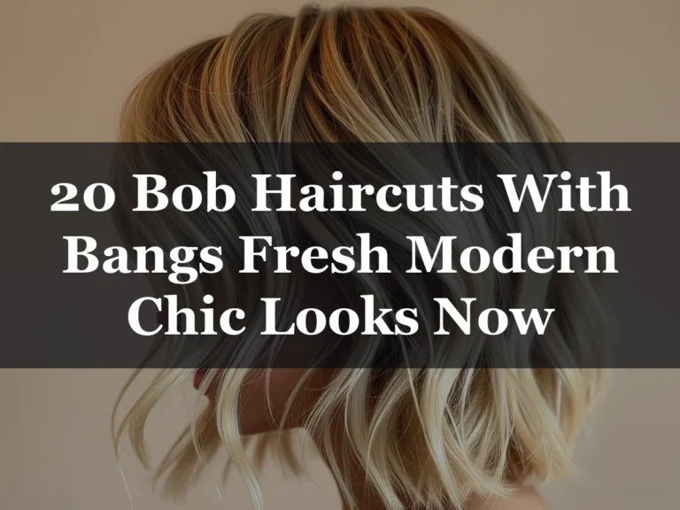 20 Bob Haircuts With Bangs Fresh Modern Chic Looks Now - 20 Bob Haircuts With Bangs Fresh Modern Chic Looks Now