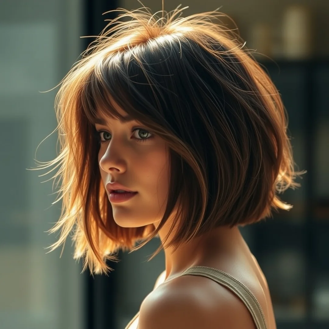 French Girl Bob - 20 Bob Haircuts With Bangs Fresh Modern Chic Looks Now