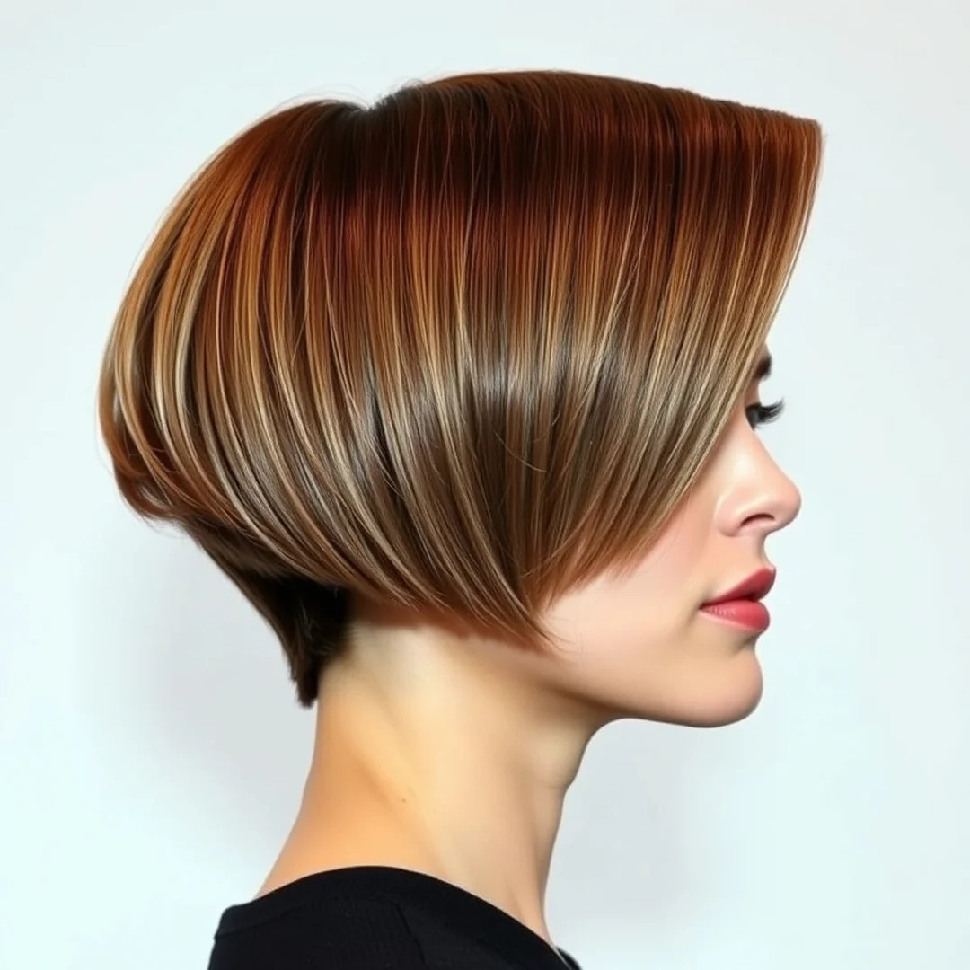 Deep Part Bob - 20 Bob Haircuts With Bangs Fresh Modern Chic Looks Now