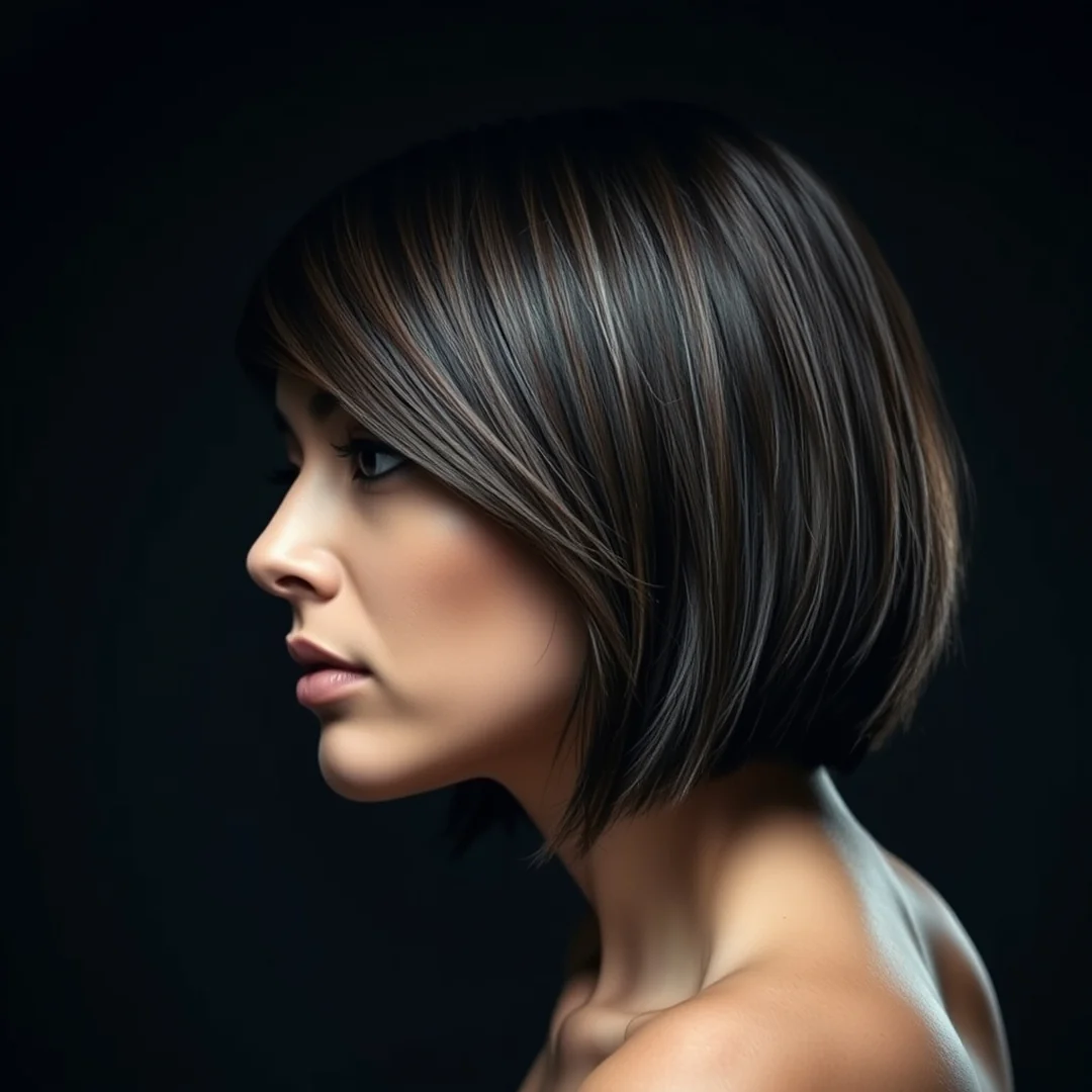 Asymmetrical Bob Look - 20 Bob Haircuts With Bangs Fresh Modern Chic Looks Now