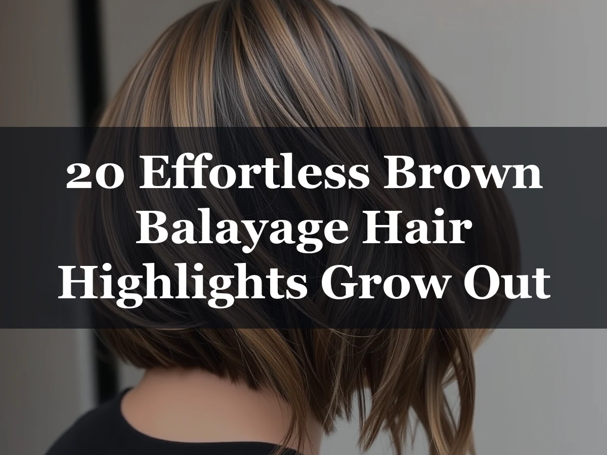 20 Effortless Brown Balayage Hair Highlights Grow Out - 20 Effortless Brown Balayage Hair Highlights Grow Out