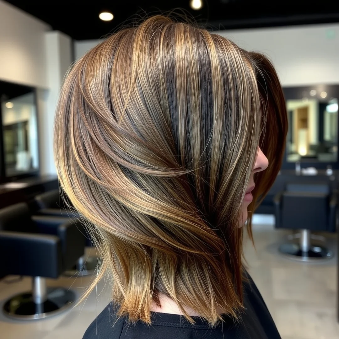 Lowlight Integration Technique - 20 Effortless Brown Balayage Hair Highlights Grow Out