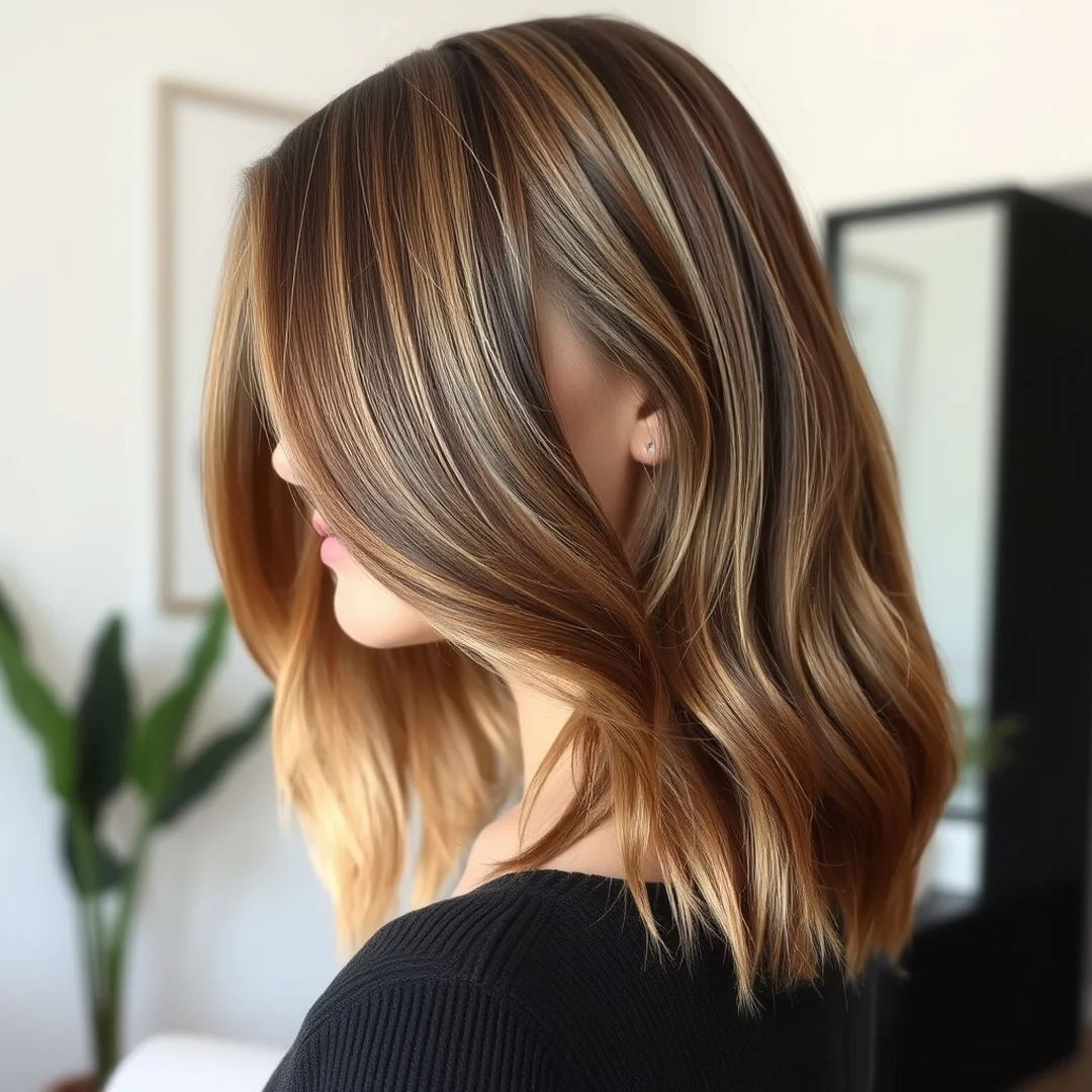 Minimalist Face Framing - 20 Effortless Brown Balayage Hair Highlights Grow Out