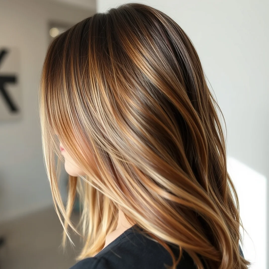 Natural Root Tap - 20 Effortless Brown Balayage Hair Highlights Grow Out