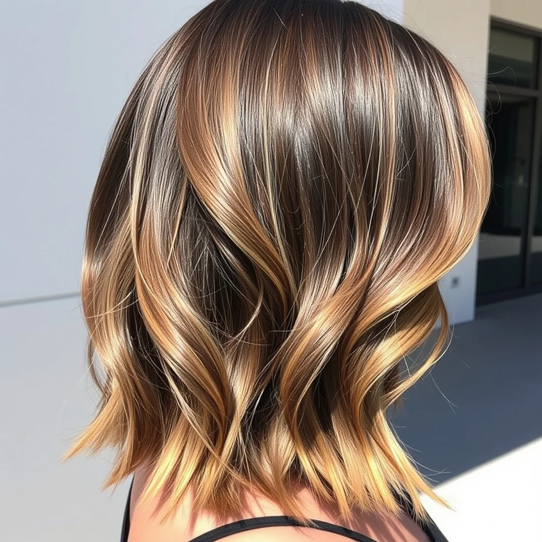 Sun Kissed Ends - 20 Effortless Brown Balayage Hair Highlights Grow Out