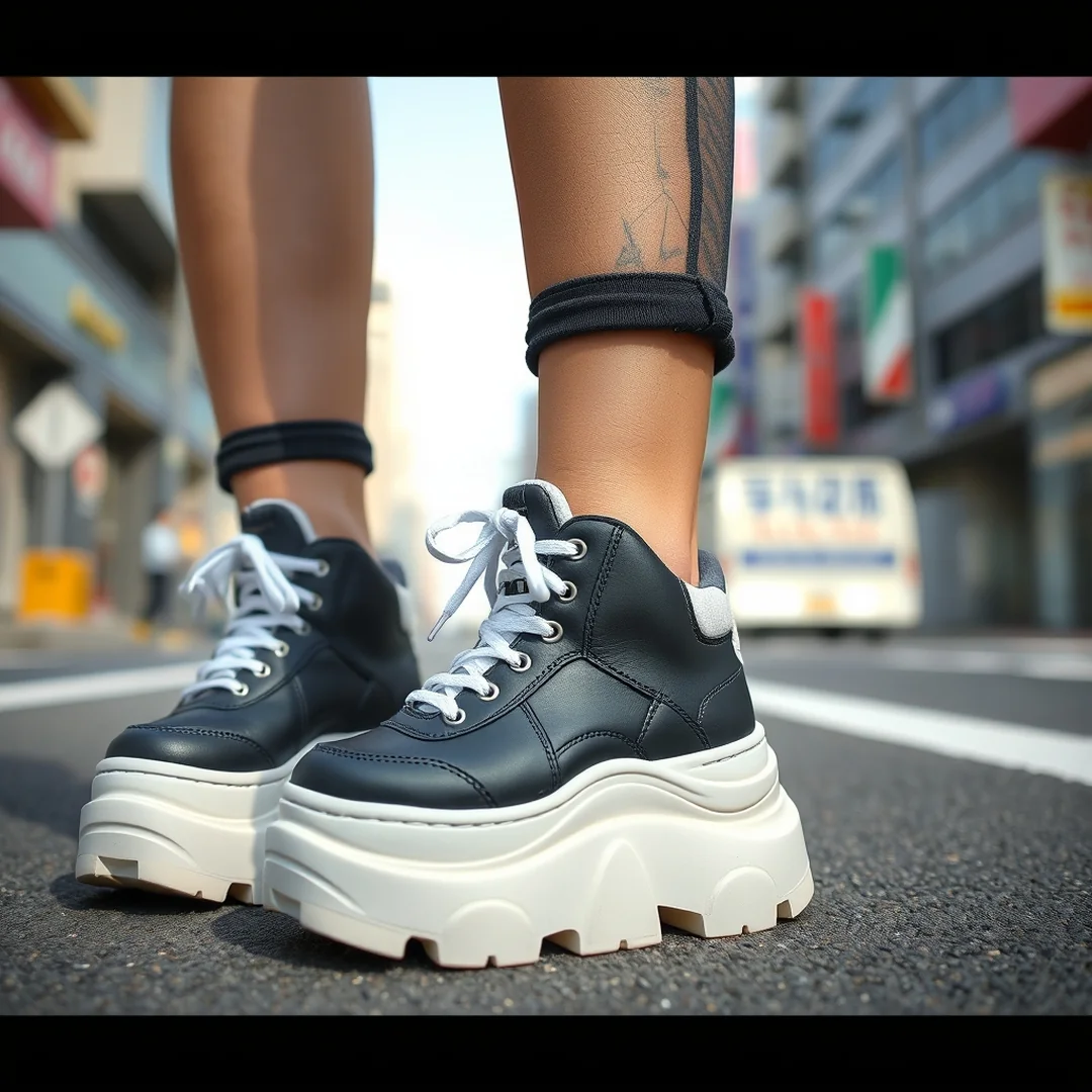 Chunky Platform Sneakers - 20 Japanese Inspired Early 2000s Fashion Outfit Ideas