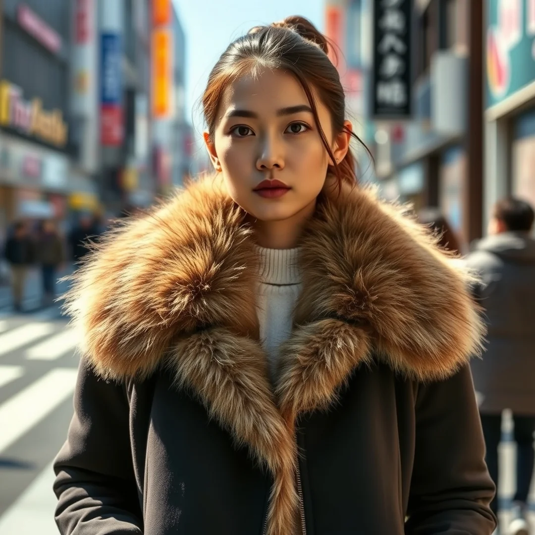Fur Trimmed Jackets - 20 Japanese Inspired Early 2000s Fashion Outfit Ideas