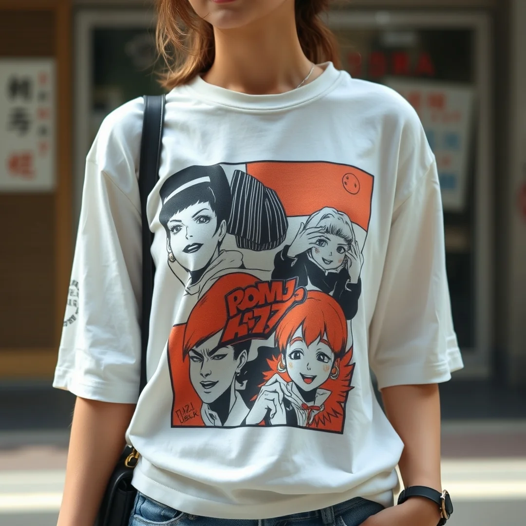 Graphic Print Tees - 20 Japanese Inspired Early 2000s Fashion Outfit Ideas