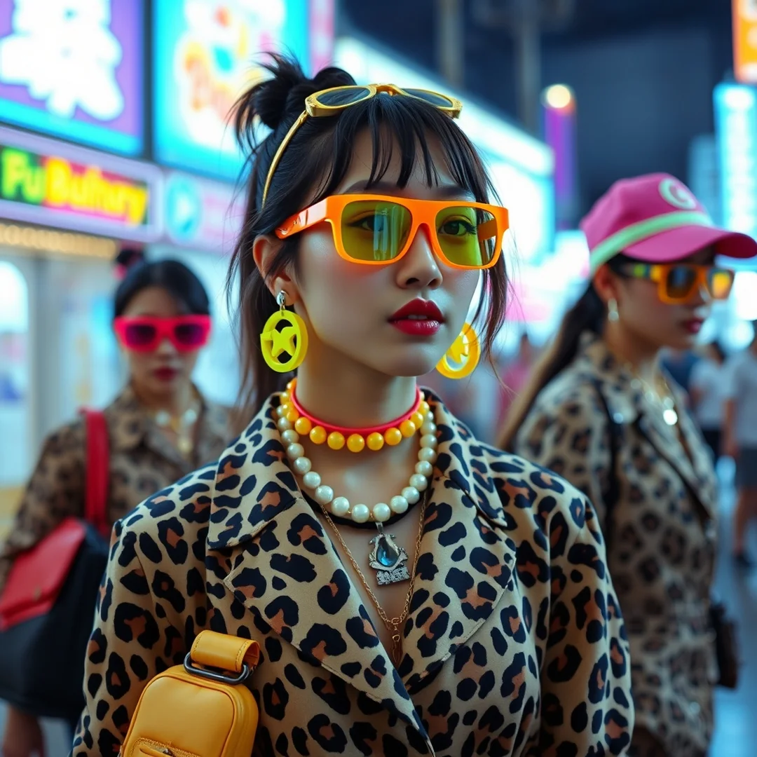 Leopard Print Outfits - 20 Japanese Inspired Early 2000s Fashion Outfit Ideas