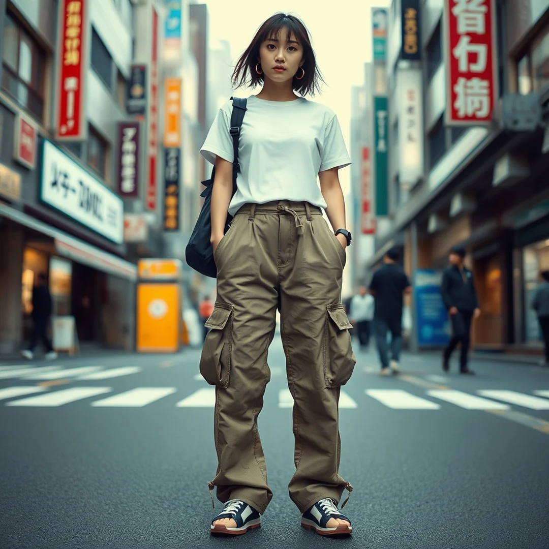 Shibuya Cargo Pants - 20 Japanese Inspired Early 2000s Fashion Outfit Ideas