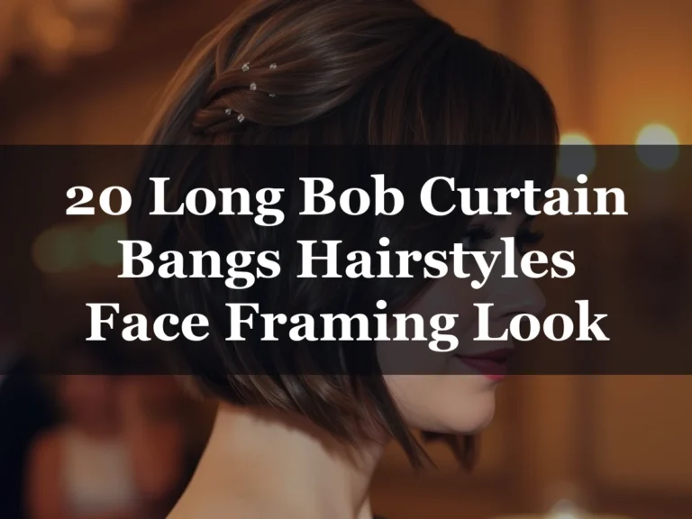 20 Long Bob Curtain Bangs Hairstyles Face Framing Look - 20 Long Bob Curtain Bangs Hairstyles Face Framing Look