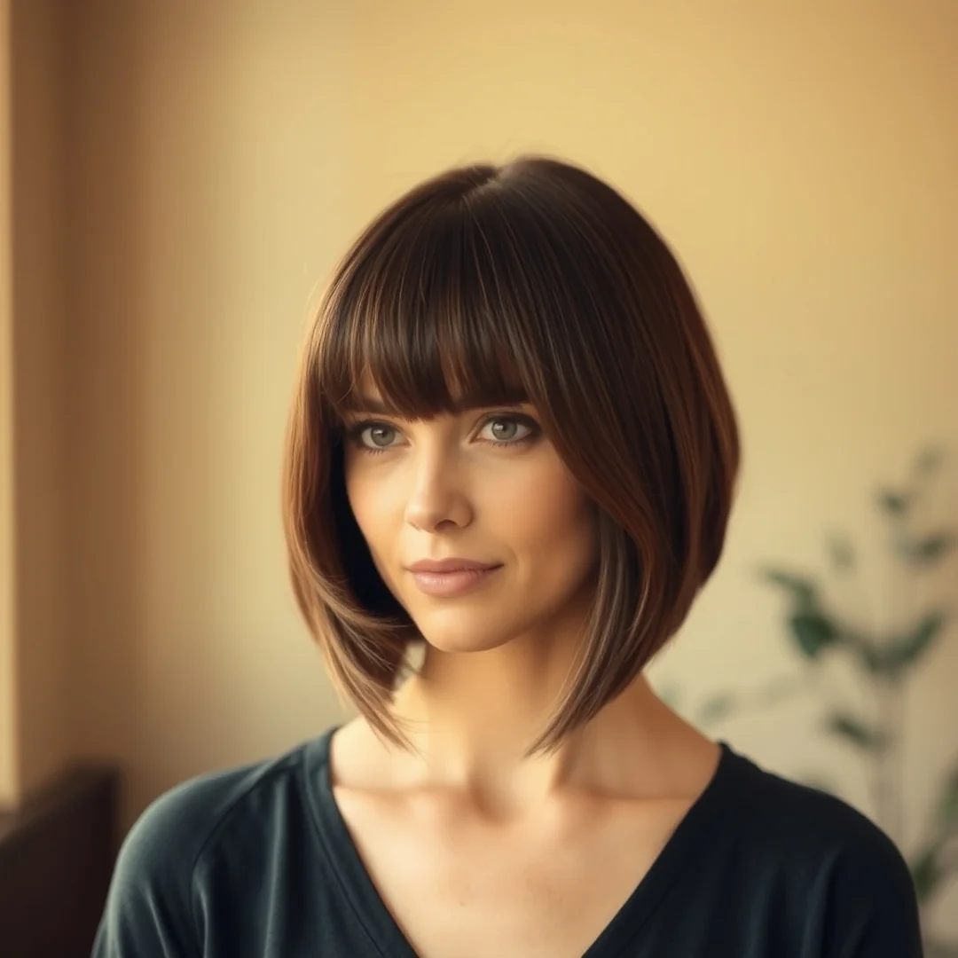 Soft Curtain Bangs Lob - 20 Long Bob Curtain Bangs Hairstyles Face Framing Look