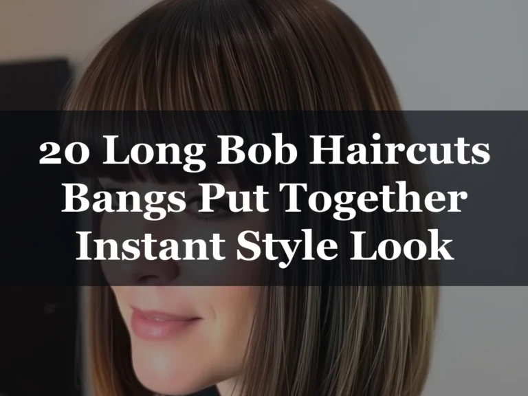 20 Long Bob Haircuts Bangs Put Together Instant Style Look - 20 Long Bob Haircuts Bangs Put Together Instant Style Look
