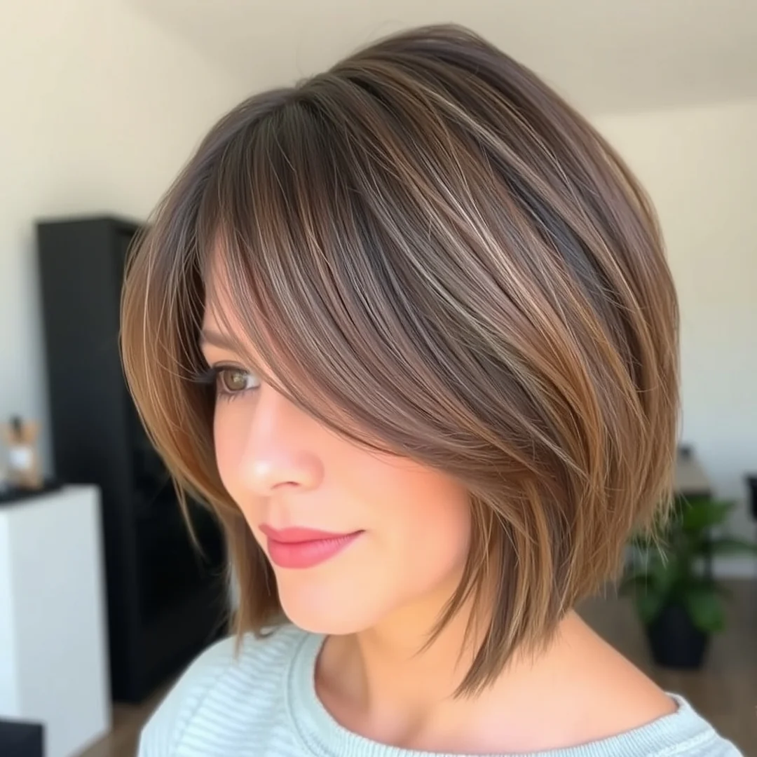Modern Lob Haircut - 20 Long Bob Haircuts Bangs Put Together Instant Style Look