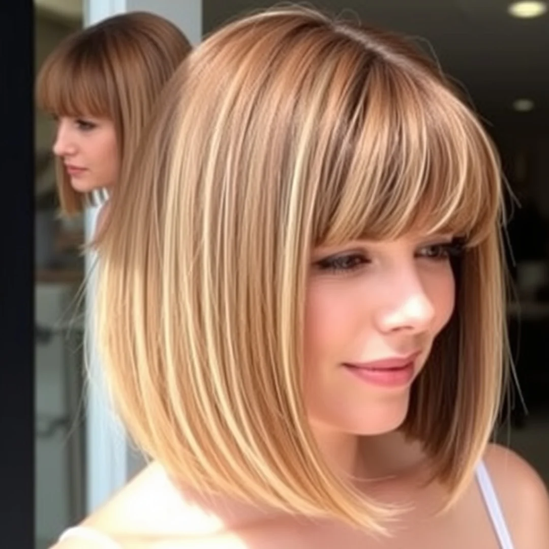Long Bob Bangs - 20 Long Bob Haircuts Bangs Put Together Instant Style Look