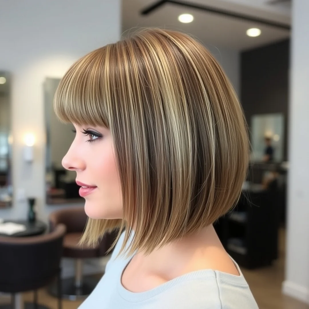 Collarbone Lob With Bangs - 20 Long Bob Haircuts Bangs Put Together Instant Style Look