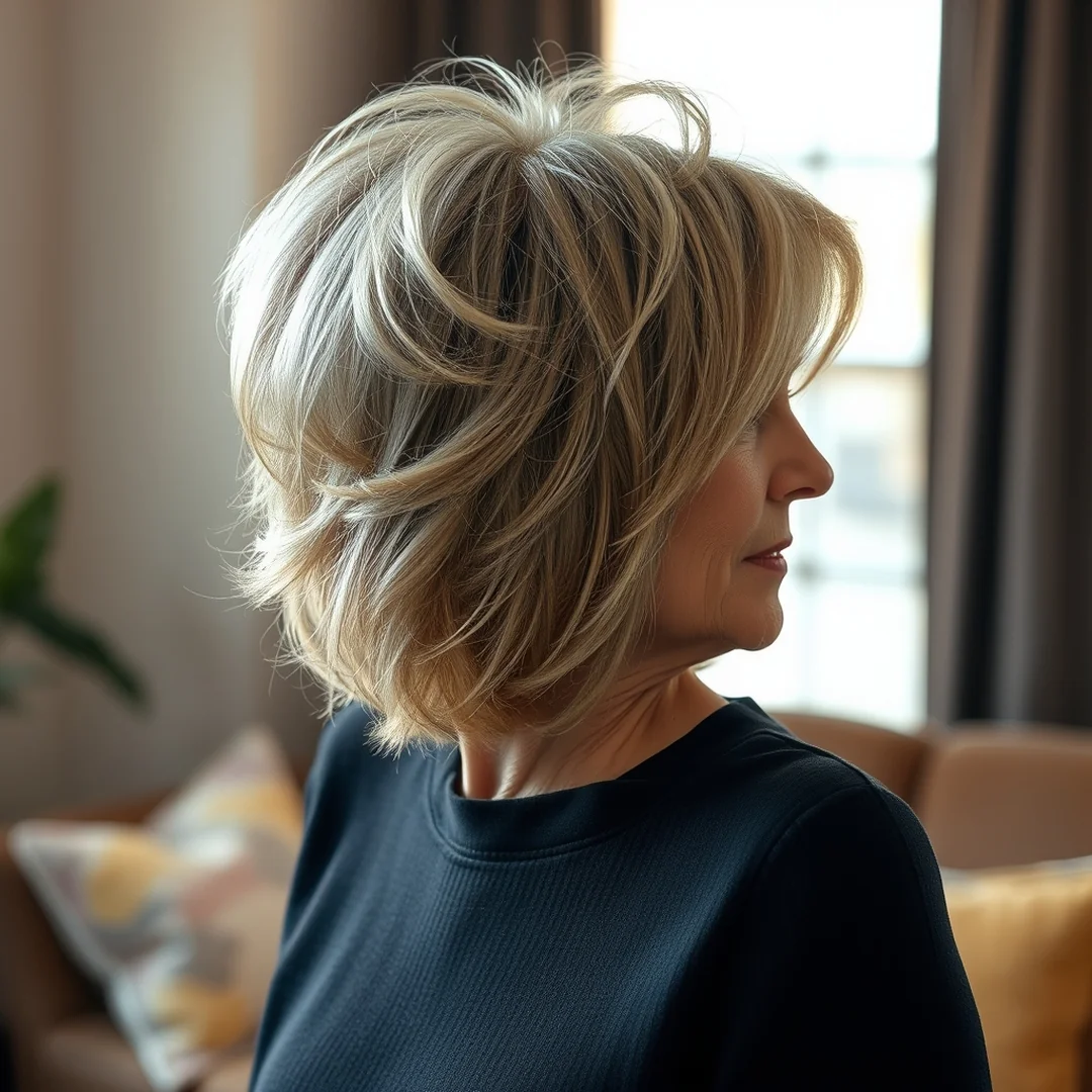 Voluminous Shag Cut - 20 Sophisticated Short Haircuts Women 50 Stylists Love