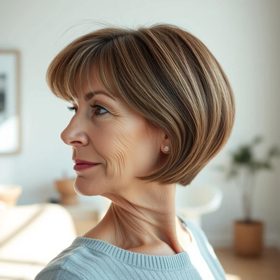 Blunt Cut Bob - 20 Sophisticated Short Haircuts Women 50 Stylists Love
