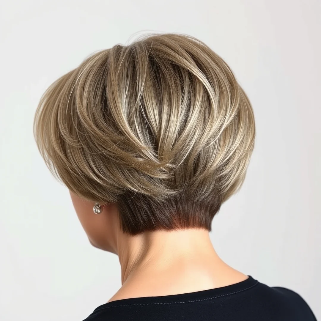 Tapered Neckline Cut - 20 Sophisticated Short Haircuts Women 50 Stylists Love