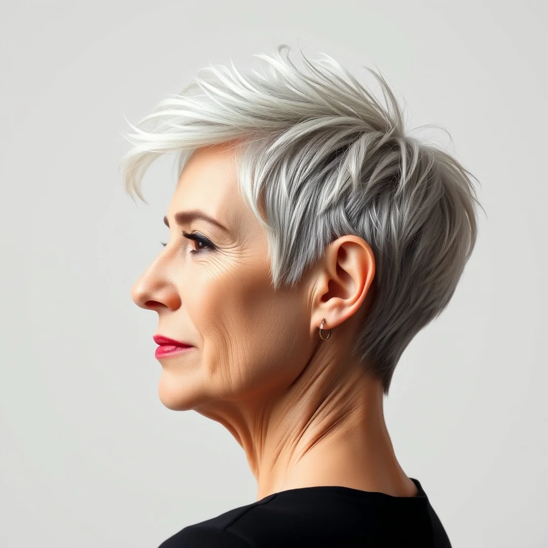 Modern Spiky Pixie - 20 Sophisticated Short Haircuts Women 50 Stylists Love