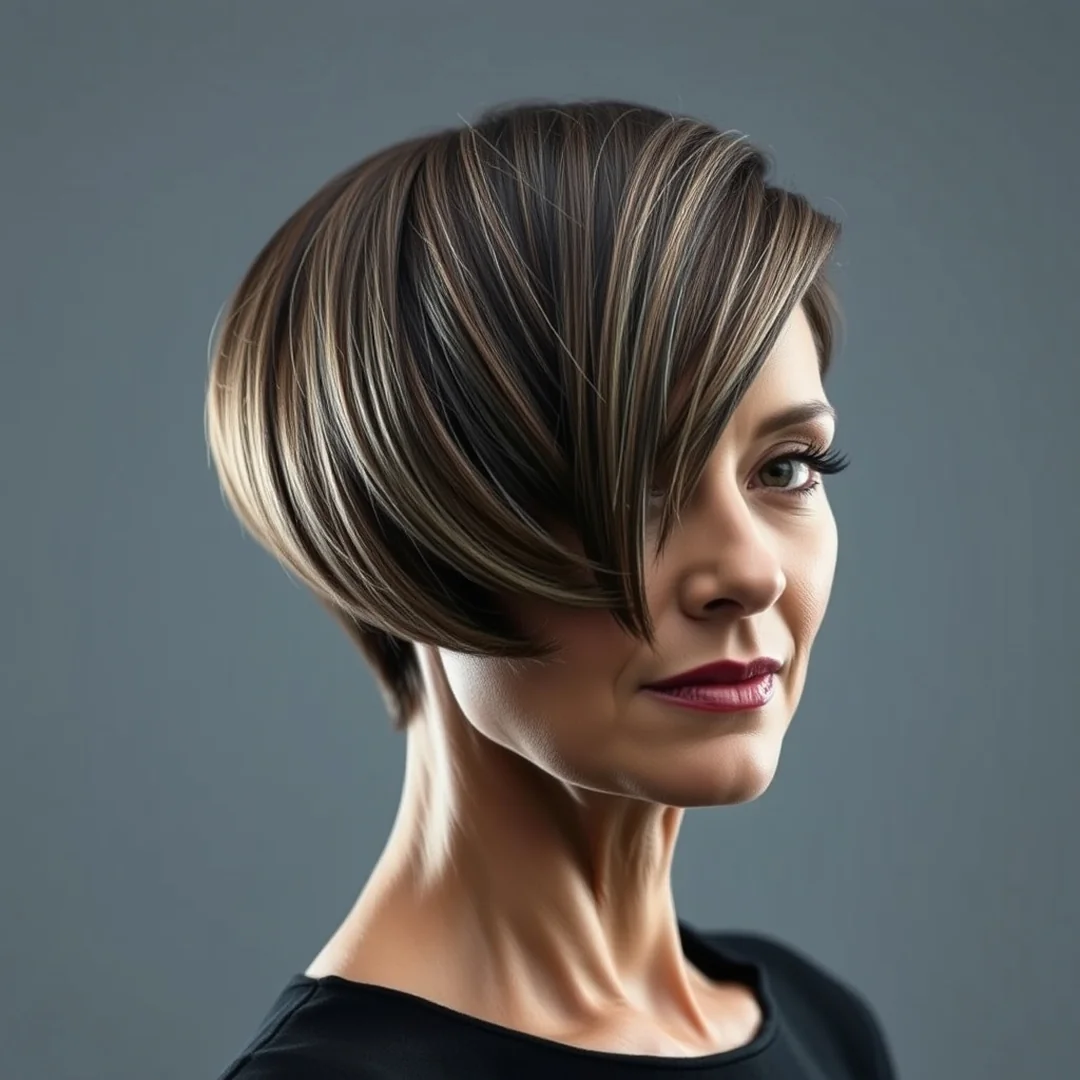 Asymmetrical Short Bob - 20 Sophisticated Short Haircuts Women 50 Stylists Love