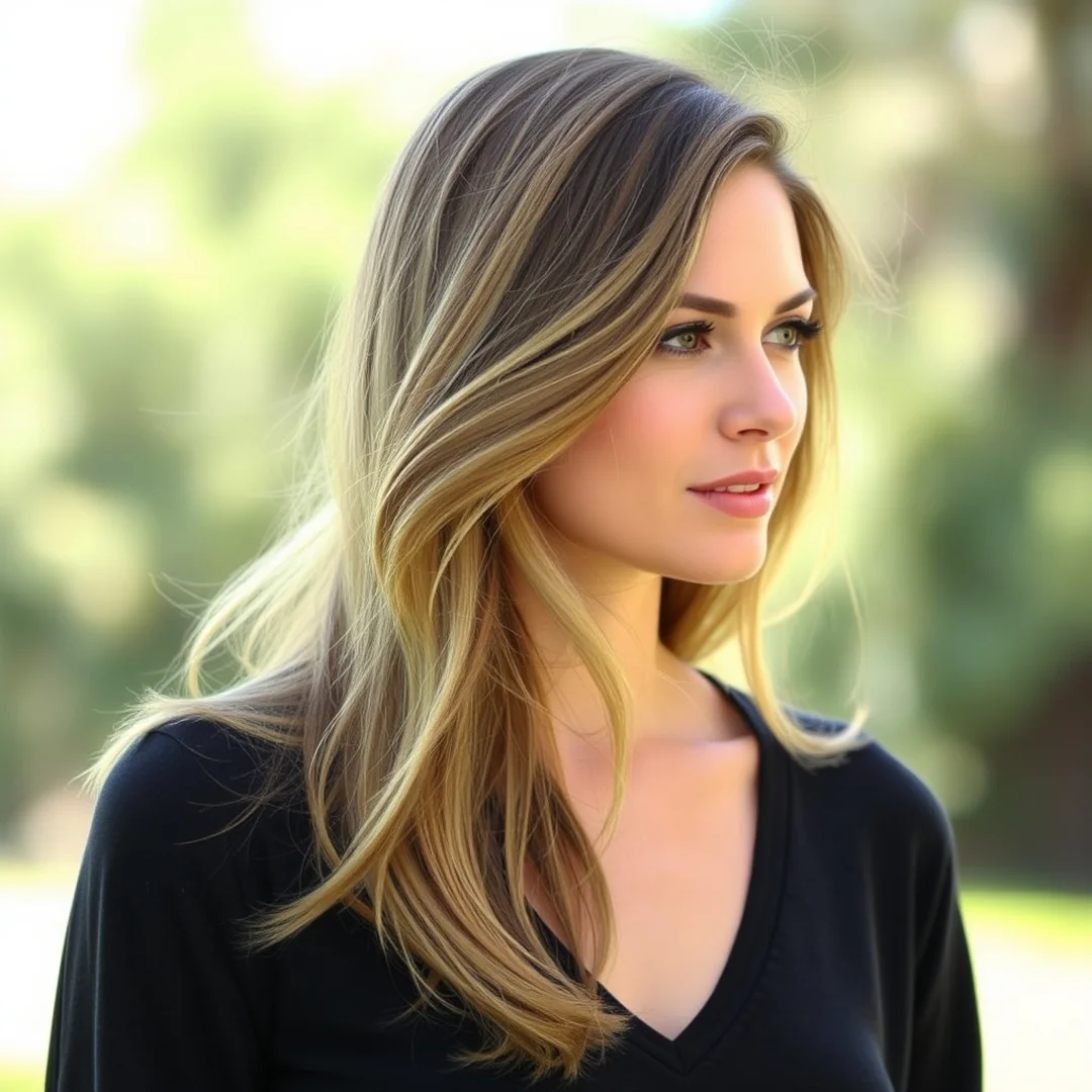 Casual Side Part Style - 20 Youthful Long Hairstyles Side Bangs Face Lifting Look